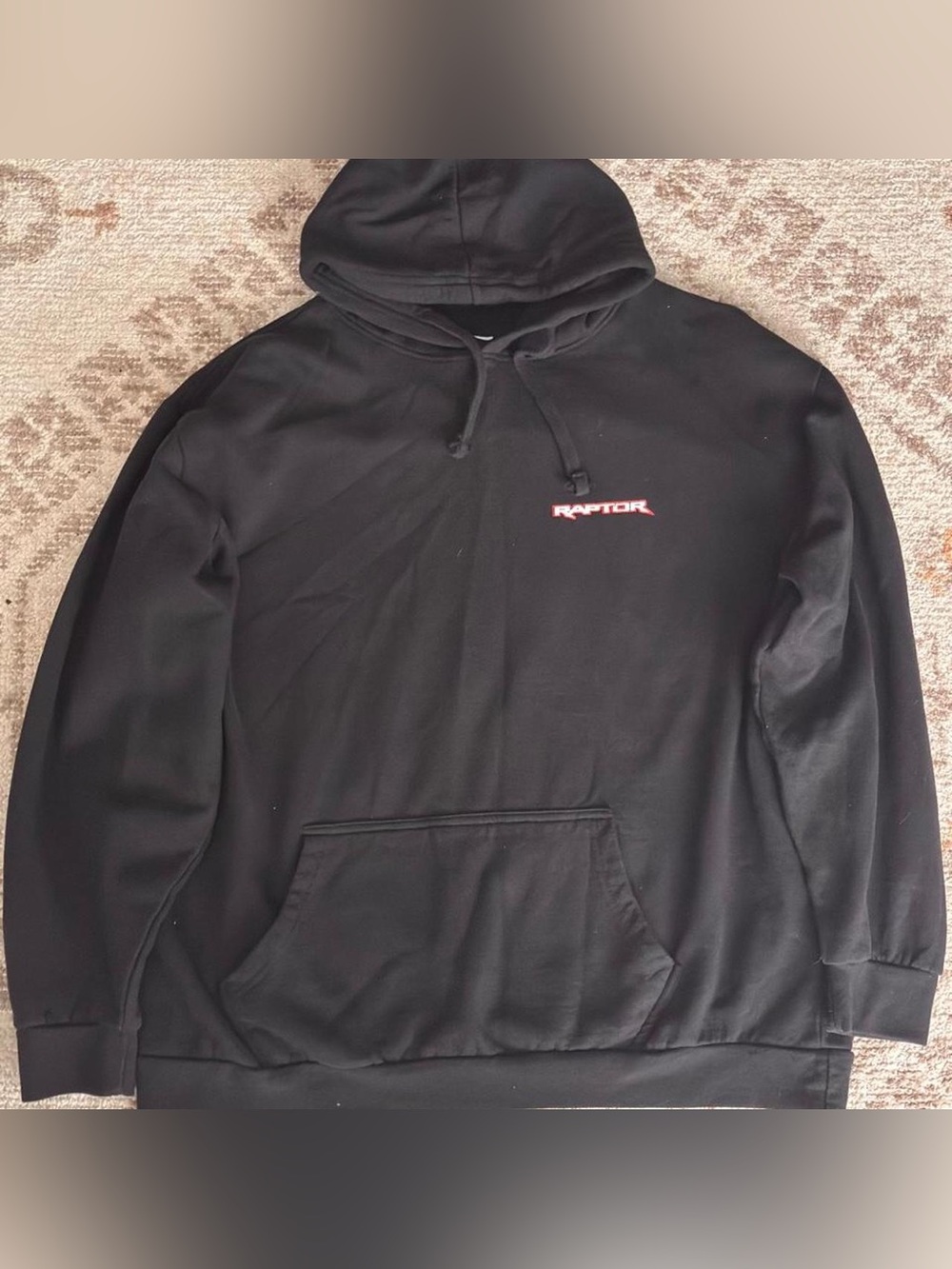 Road Trip Men's Ford® Raptor Graphic Pullover Hoodie - Large - (Brown) NWT